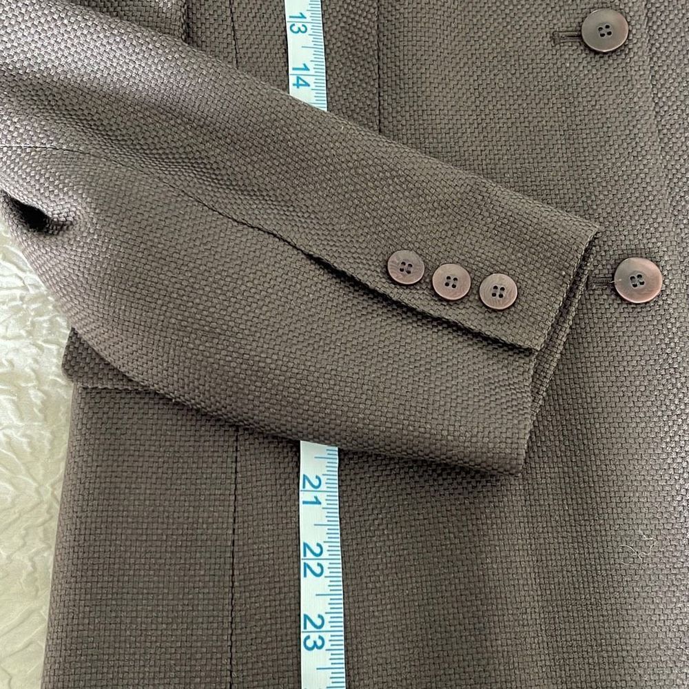 Talbots Womens Three Button Blazer Jacket Coat Li… - image 10